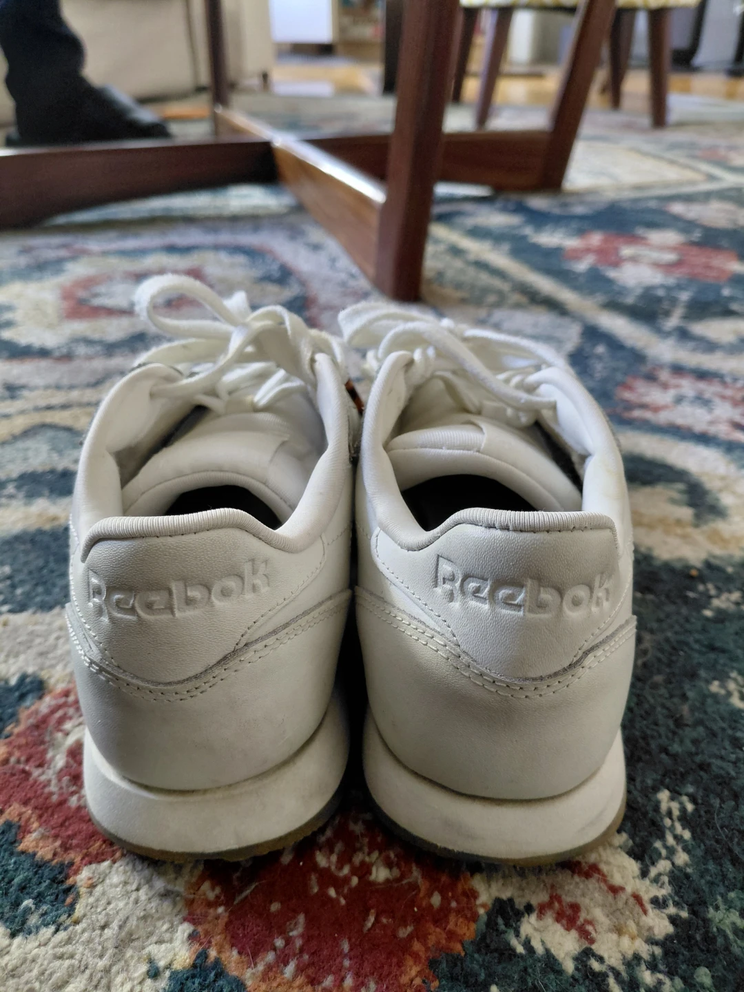 Reebok Classic Leather Shoes - Off White & Tortoiseshell - photo 5