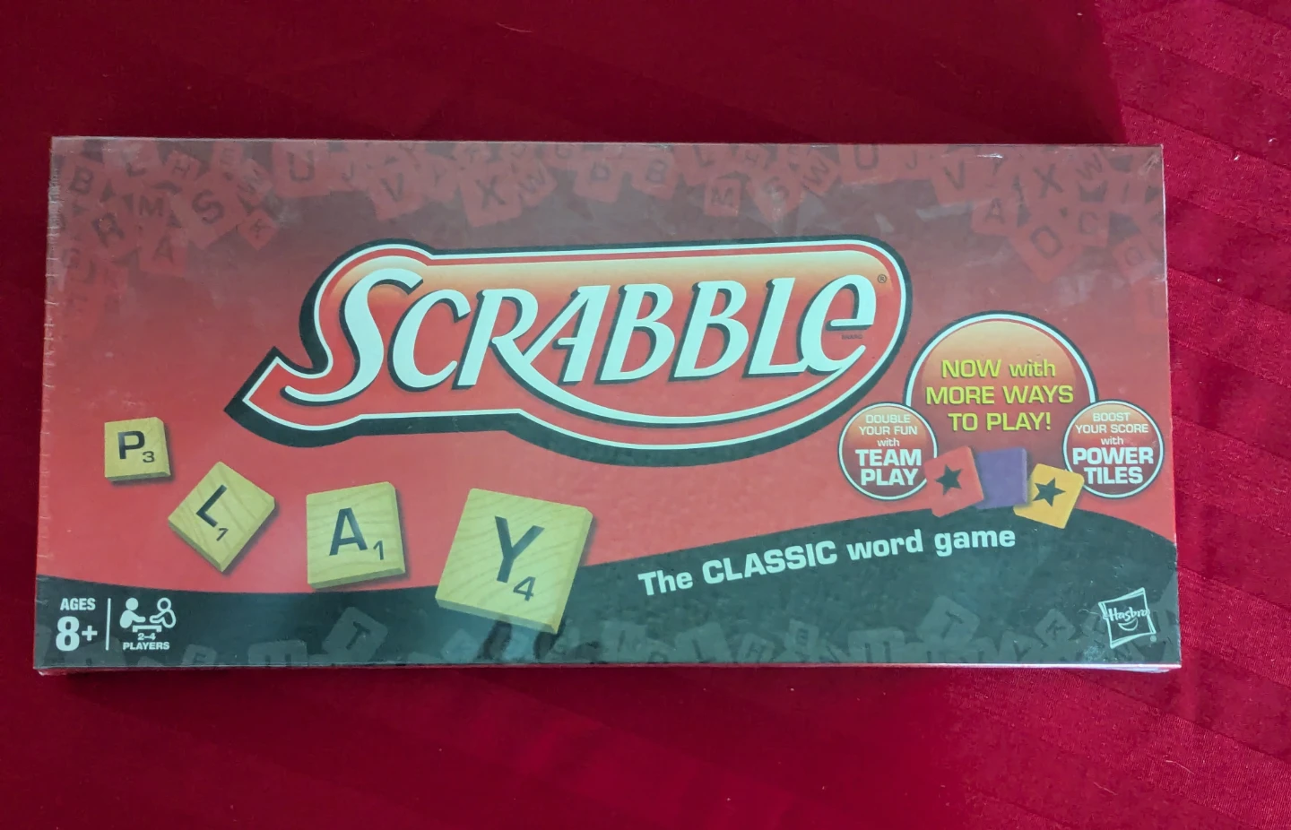 Hasbro Scrabble Classic Word Game BNIB