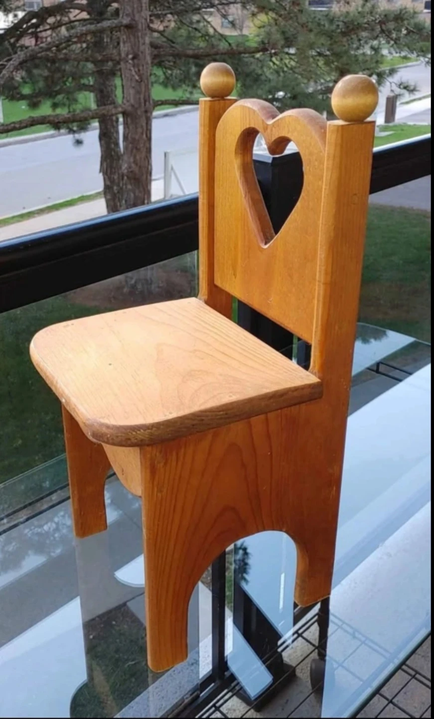 Vintage Wooden Children's DOLL Table and Chairs - photo 4