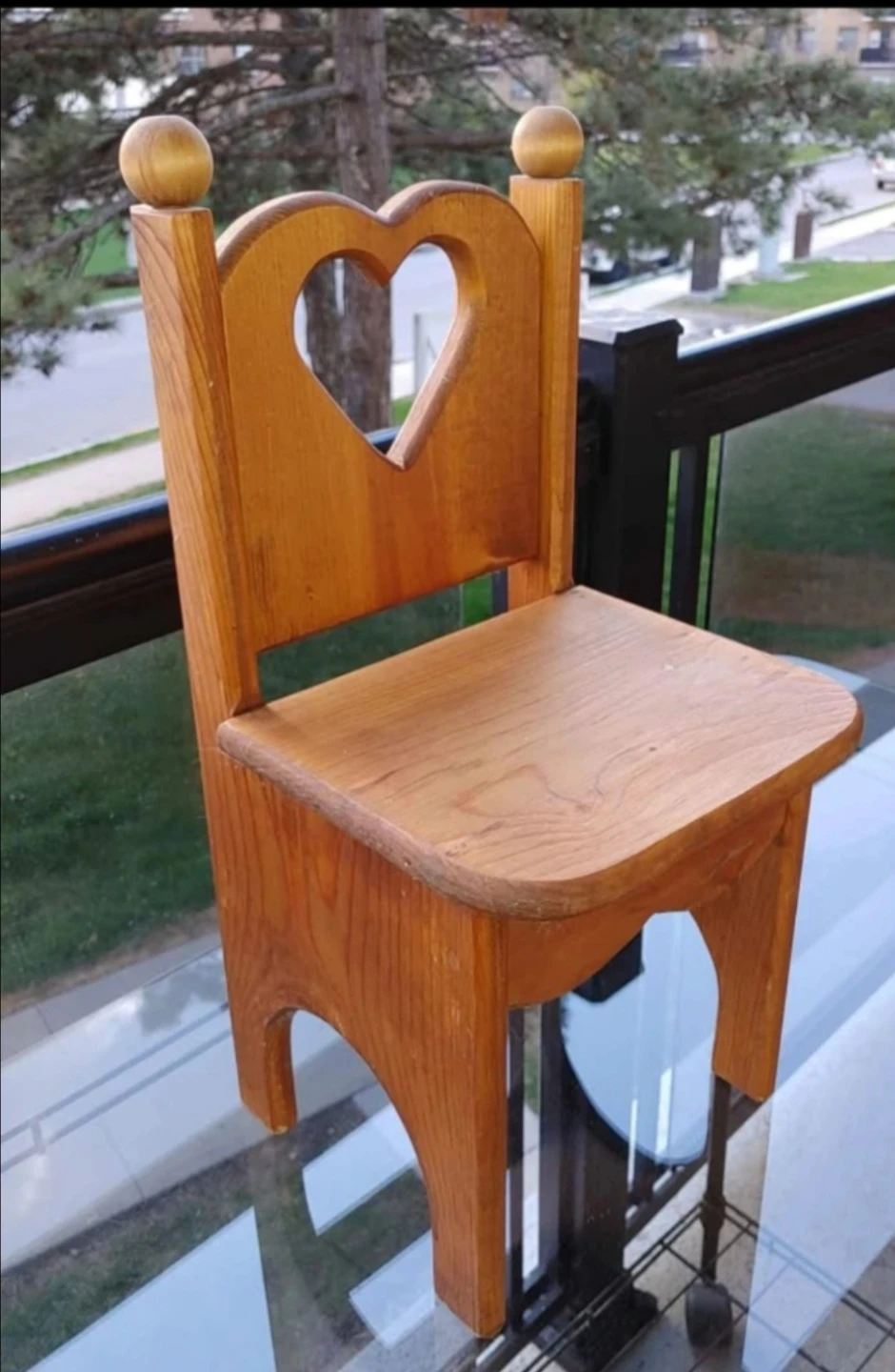 Vintage Wooden Children's DOLL Table and Chairs - photo 5