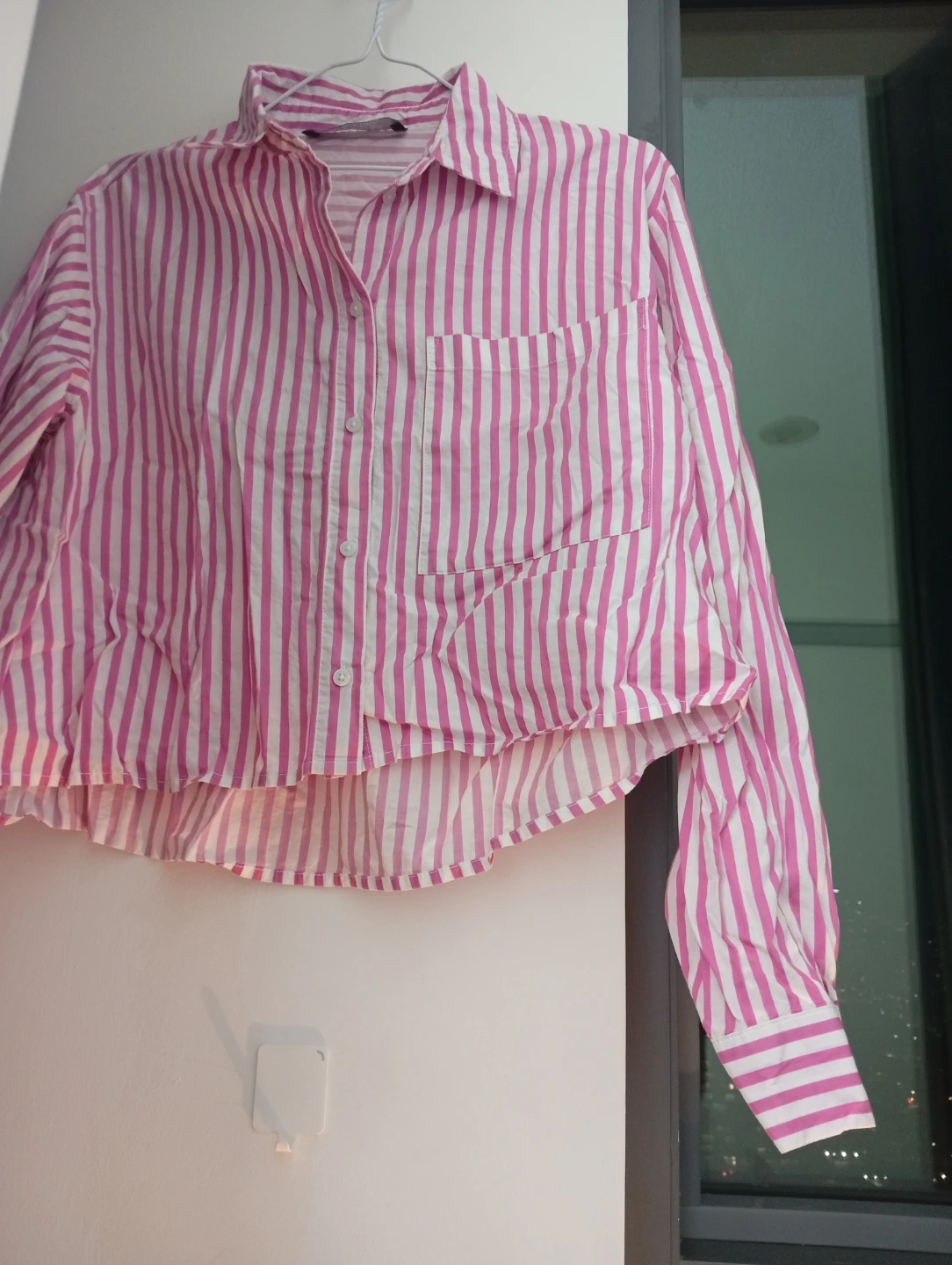 Striped Button-Up Shirt - photo 2