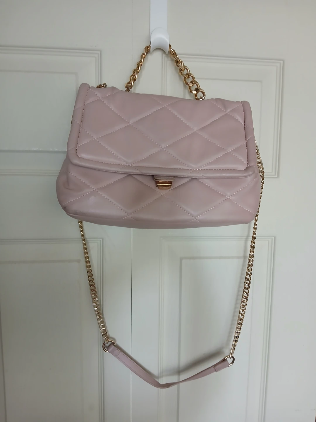 Call It Spring baby pink shoulder crossbody bag