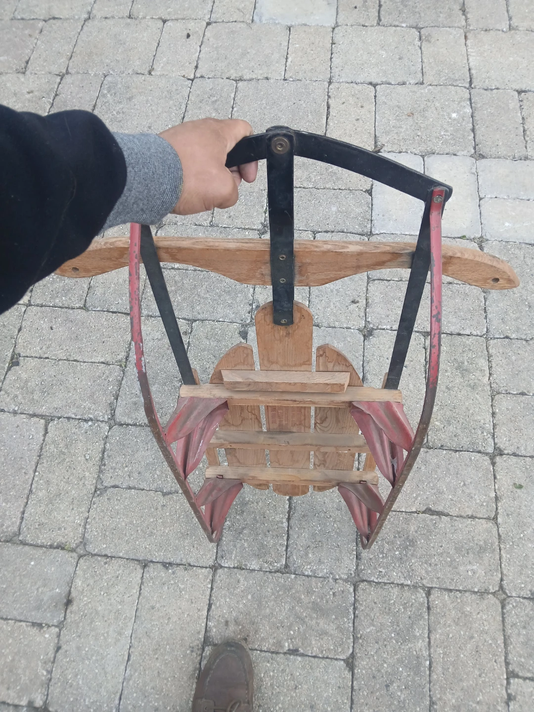 Speedway Vintage Wooden Sled - photo 2