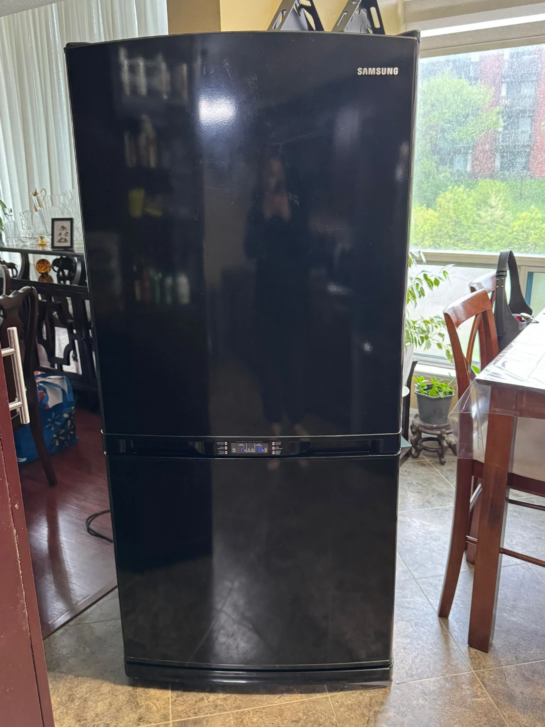 32" Black Samsung Refrigerator