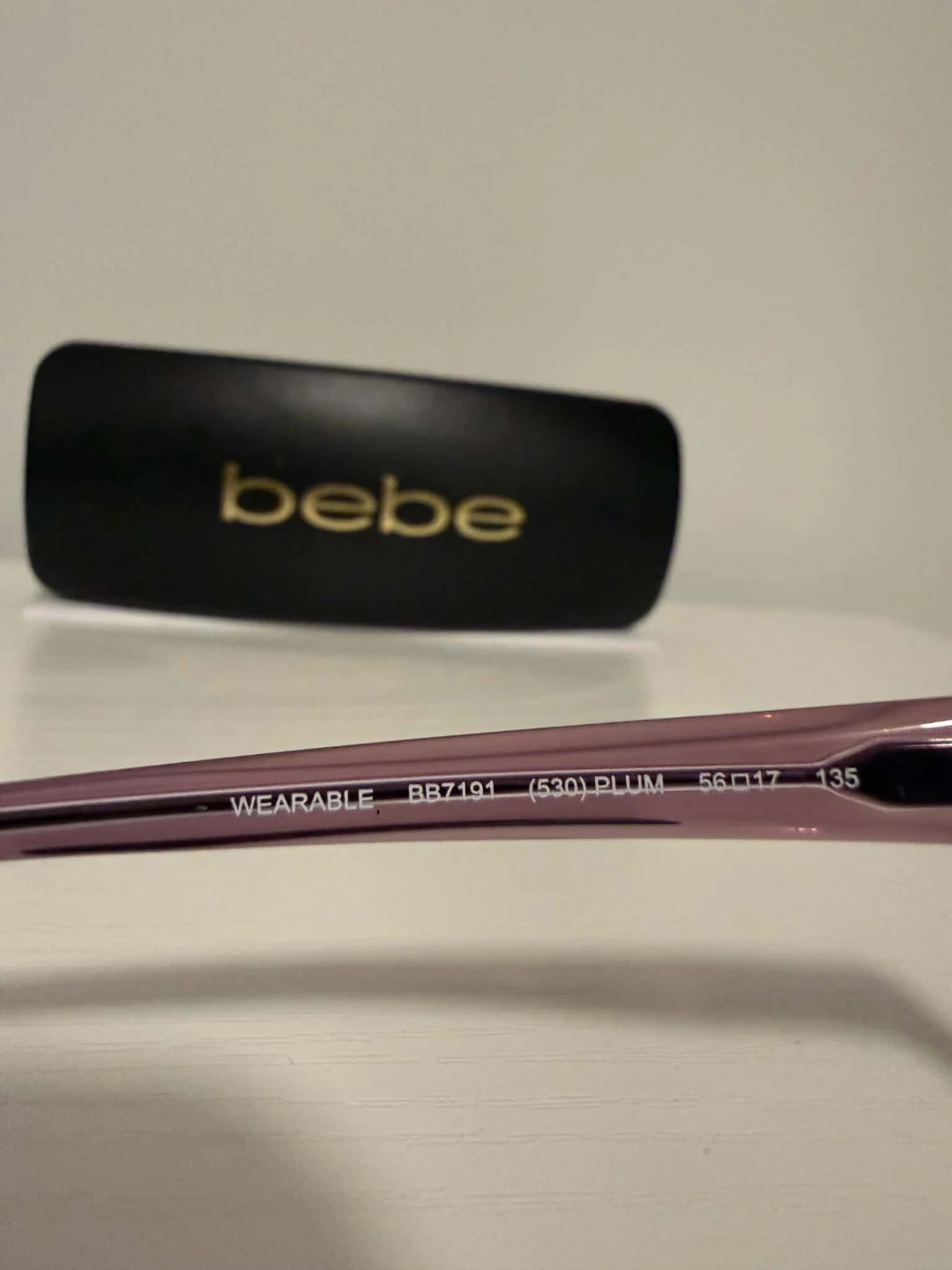 Bebe "Plum" Tortoise Gradient Sunglasses with Case – BB7191 - photo 3