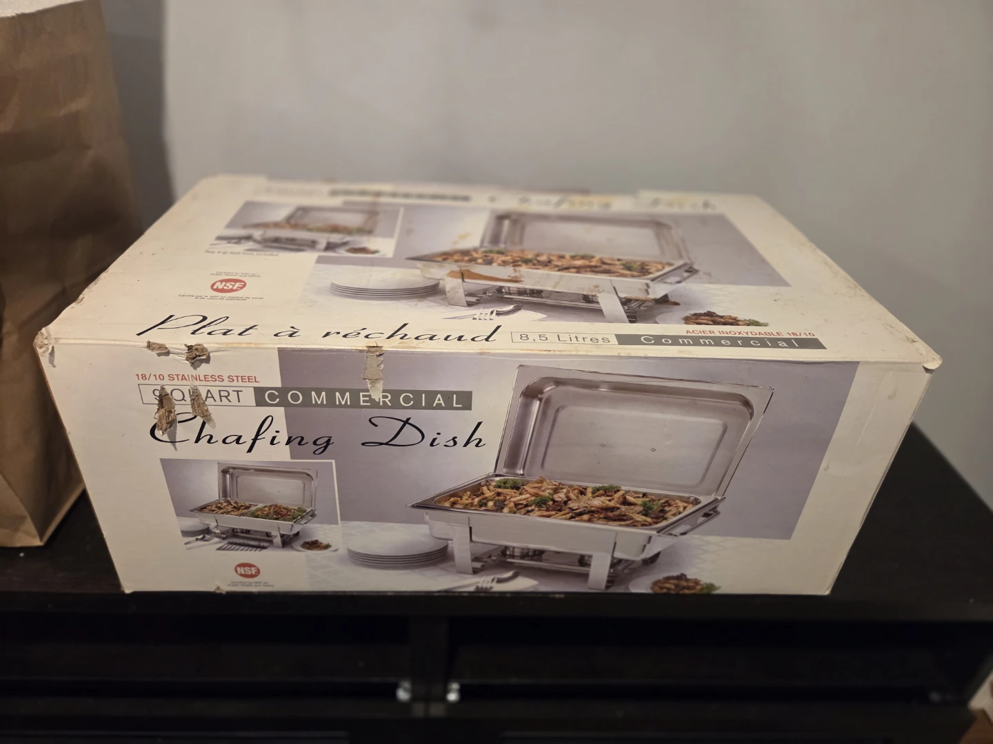 9 Quart Commercial Chafing Dish - 18/10 Stainless Steel