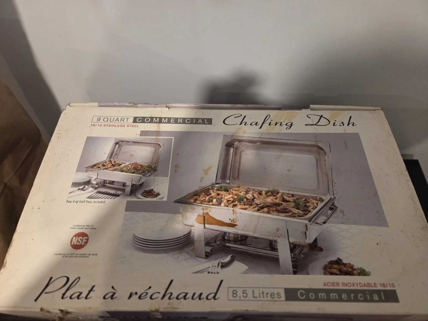 9 Quart Commercial Chafing Dish - 18/10 Stainless Steel - photo 2