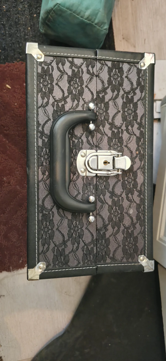Caboodles Black Lace Makeup Case.