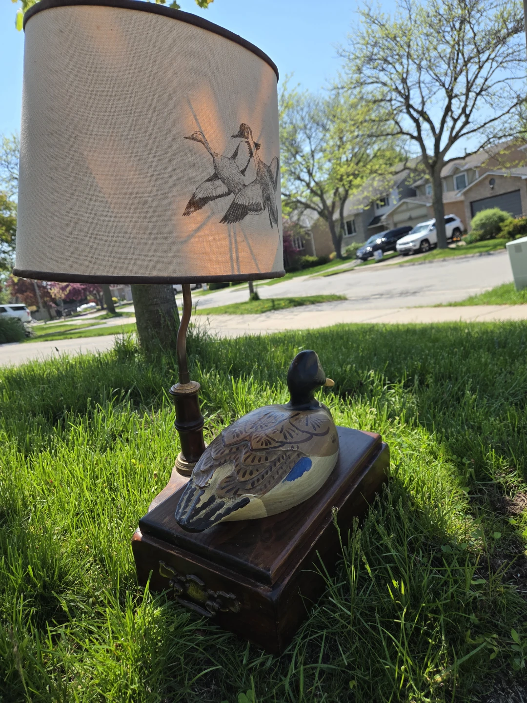 Vintage Duck Lamp with Storage Box - photo 3