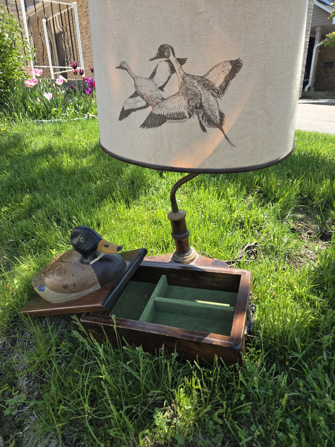 Vintage Duck Lamp with Storage Box - photo 4