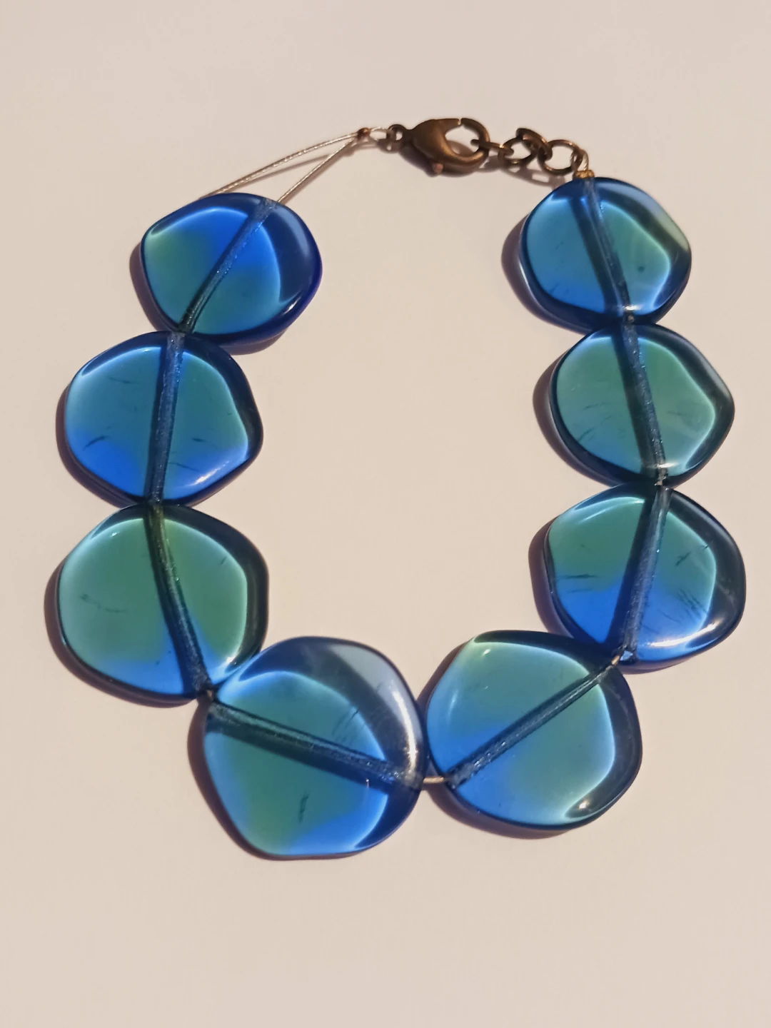 Blue and Green  Beaded  Bracelet - photo 4
