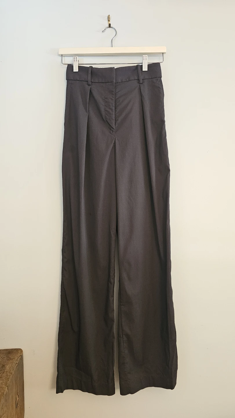 Lululemon Pleated Trouser Pants Size 4 Dark Brown - photo 2