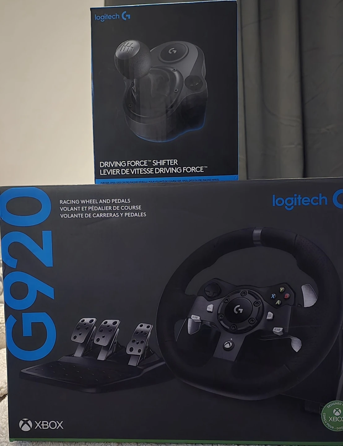 Logitech G920 Racing Wheel and Pedals with Driving Force Shifter - photo 2