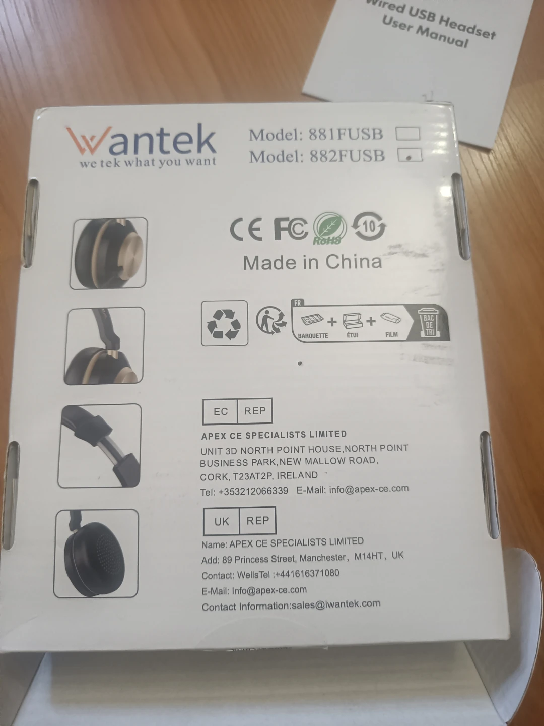 Wantek Computer Headset 882FUSB - photo 2