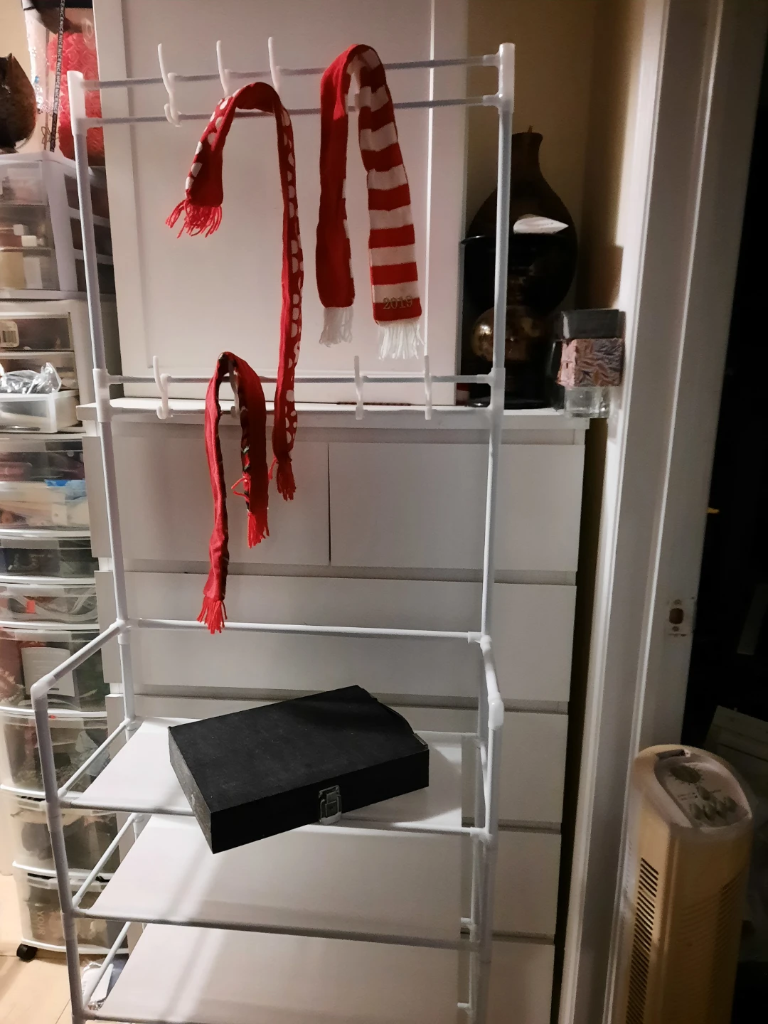 NIB 5 Tier Shoe Organizer with Hooks - photo 2