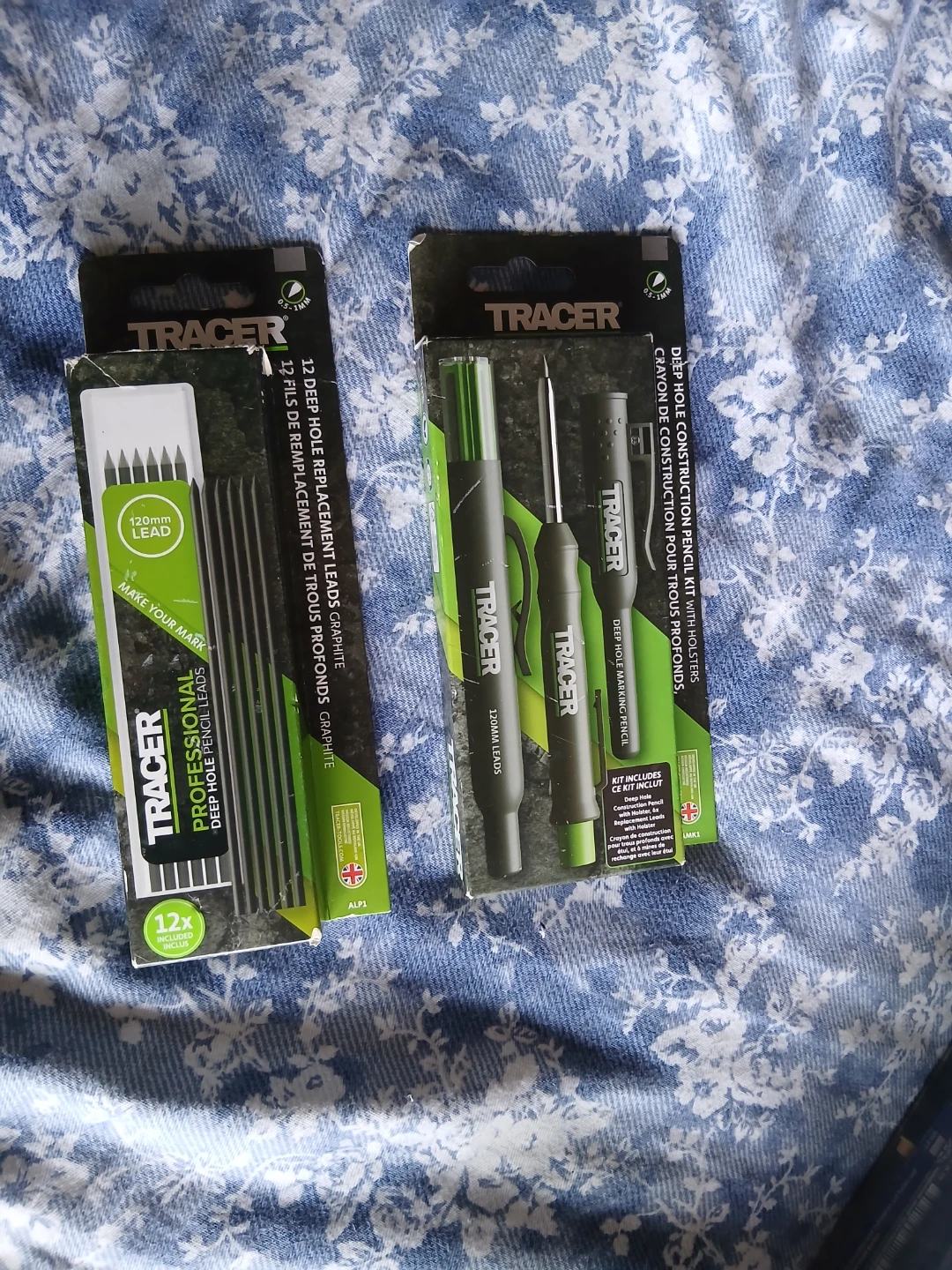 Tracer Deep Hole Construction Pencil Kit & Replacement Leads