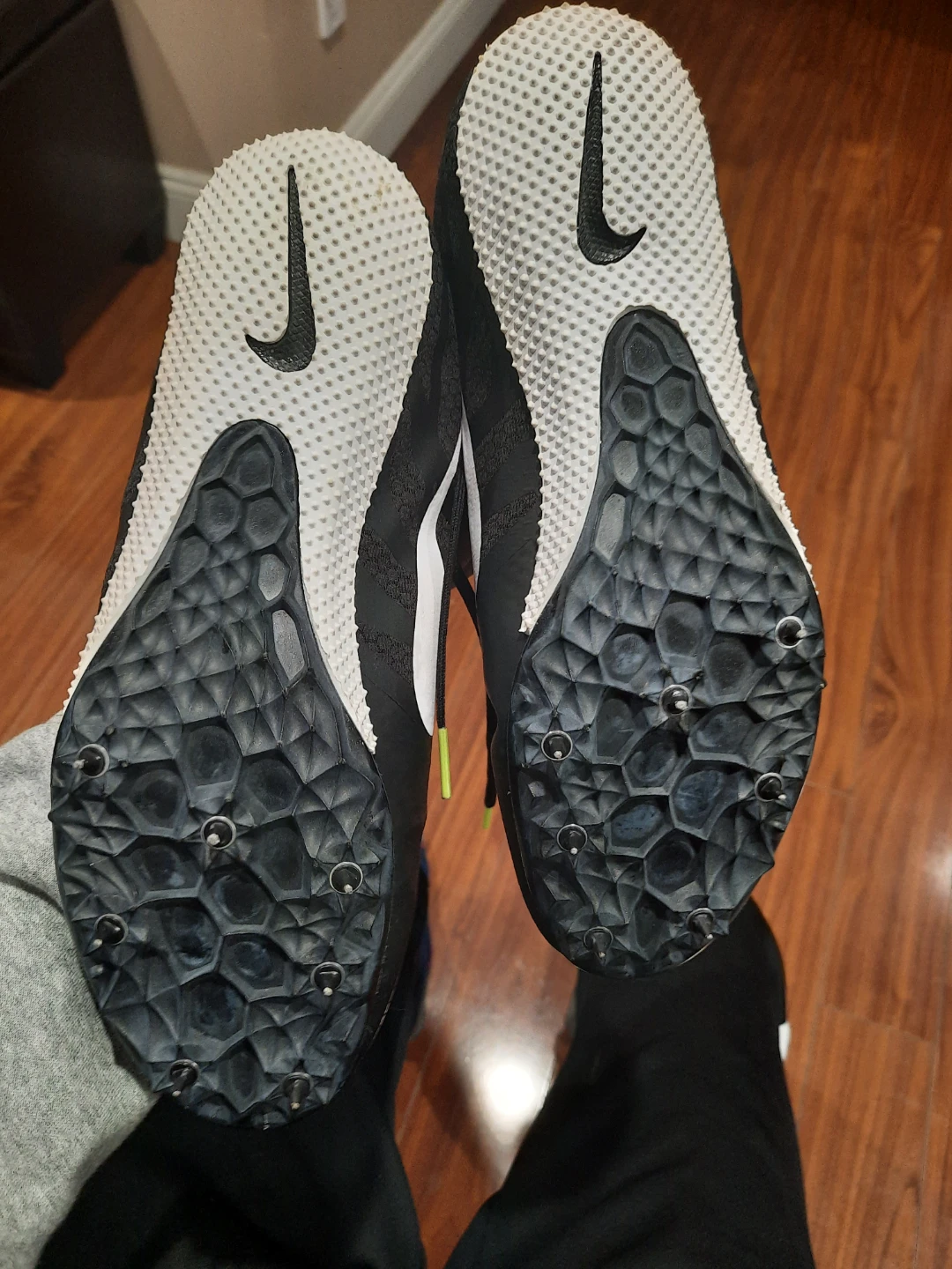 Under Armour Red Baseball Cleats & Nike Black Track Spikes - photo 2
