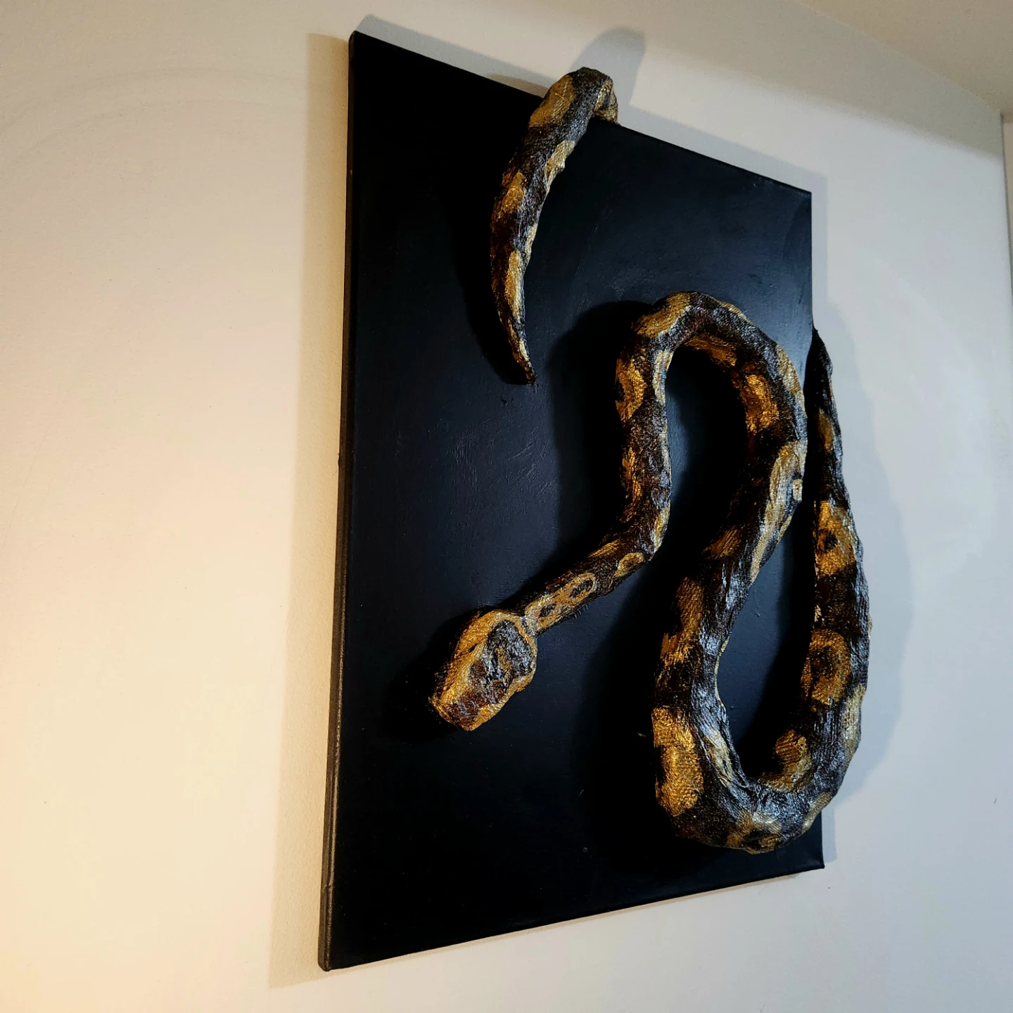 3D Snake art