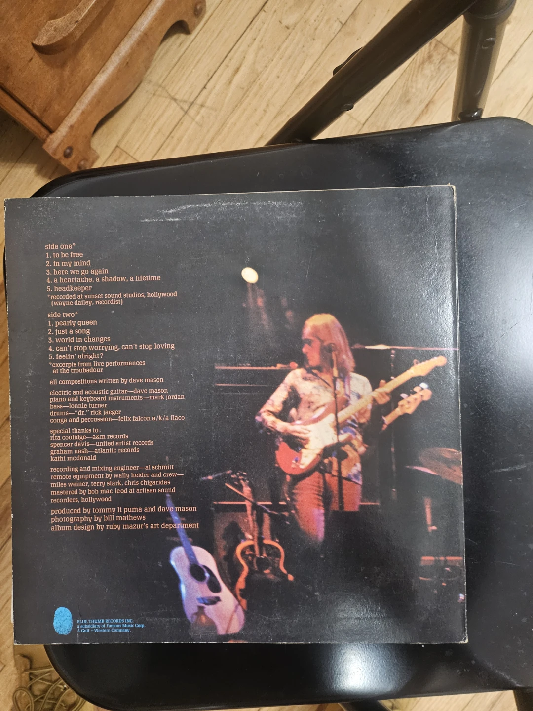 Dave Mason Headkeeper Vinyl Record - photo 2