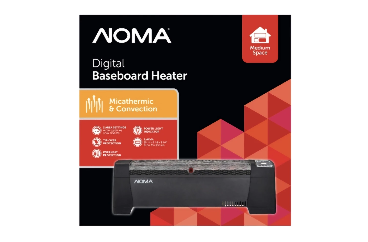 NOMA Digital Baseboard Heater - photo 4