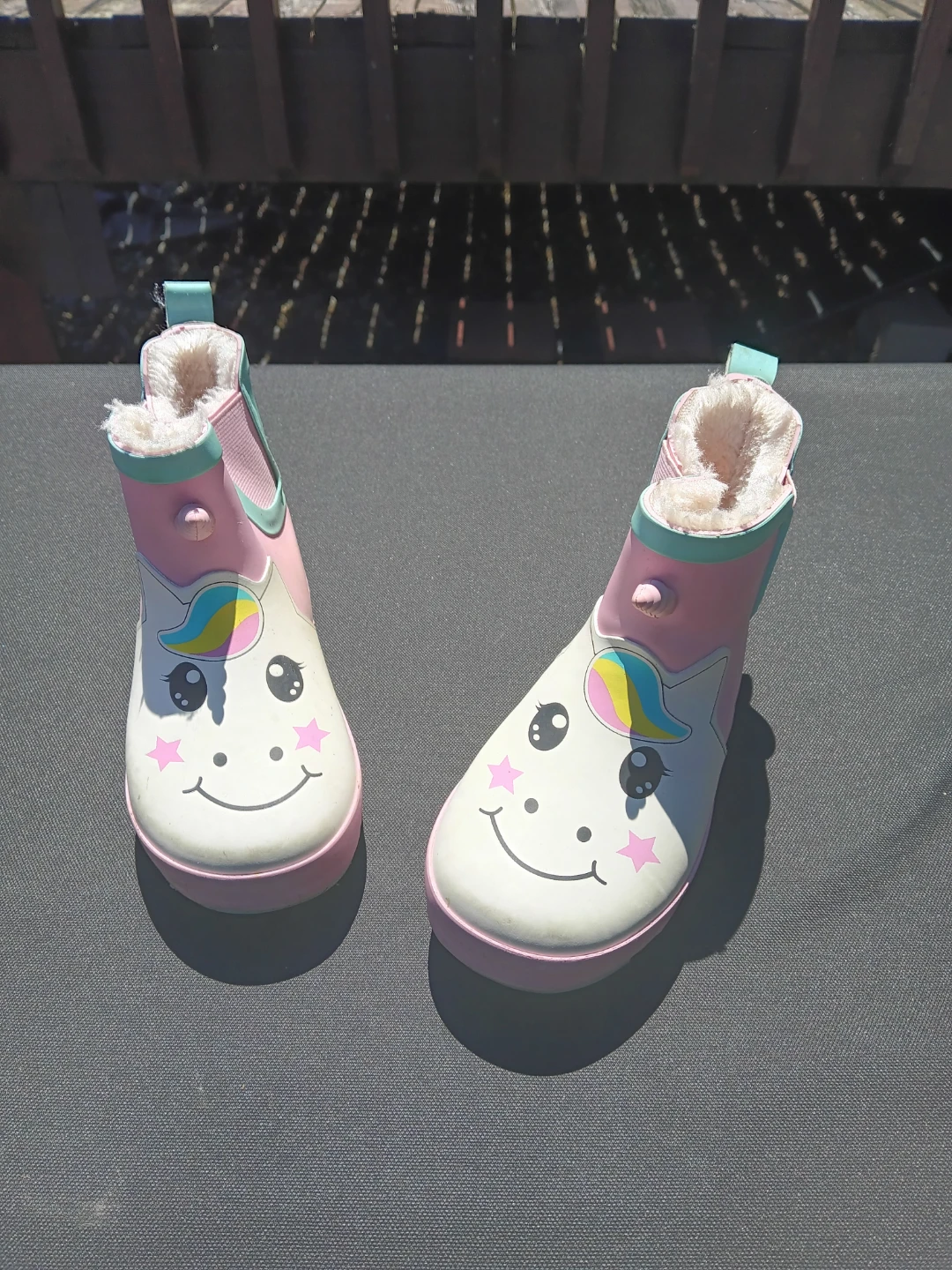 Girls Unicorn Boots Size 11.5