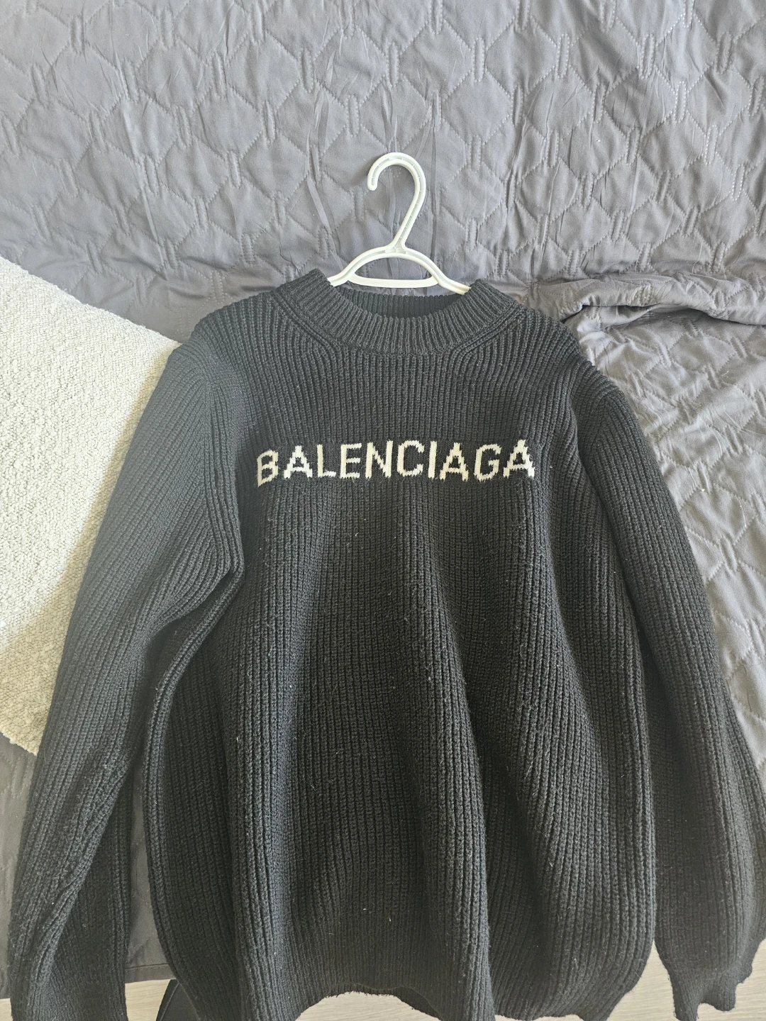 Balenciaga Black Knit Sweater