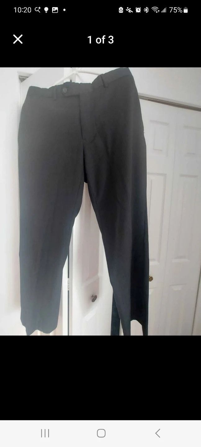 Tommy Hilfiger black pin striped suit for men - photo 3