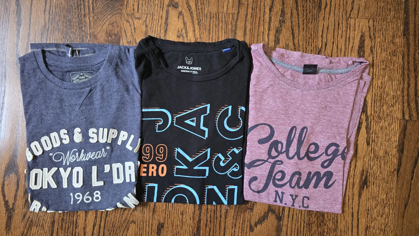 Bundle of 3 T-Shirts Youth - Jack & Jones Size 13-14Y - photo 2