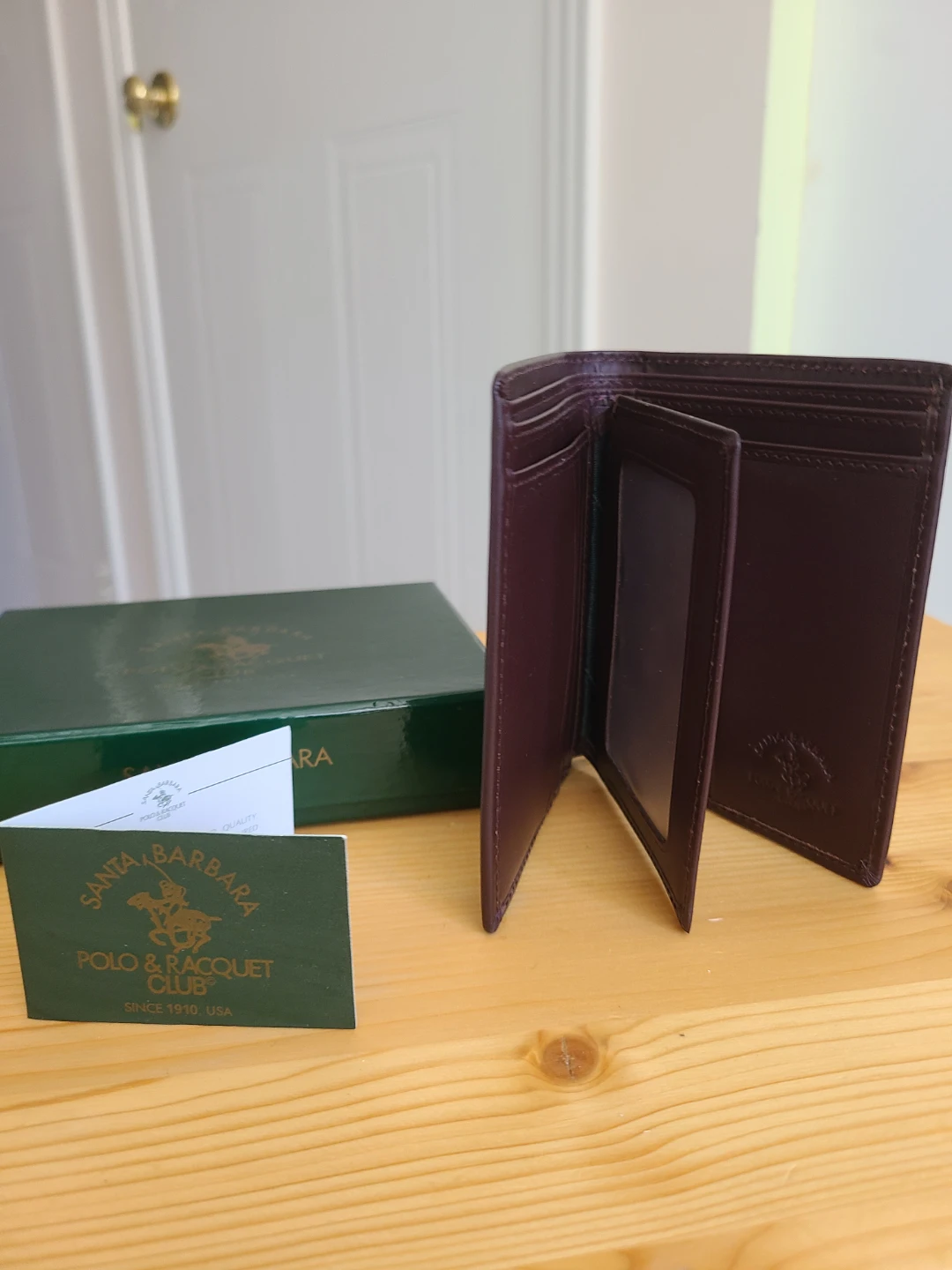 Santa Barbara Polo & Racquet Club Brown Leather Wallet - photo 2