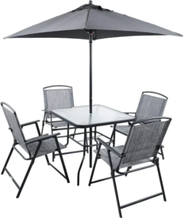 New Modern Black Patio Umbrella