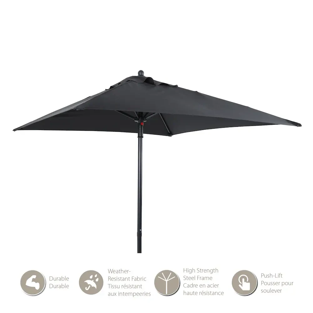 New Modern Black Patio Umbrella - photo 2