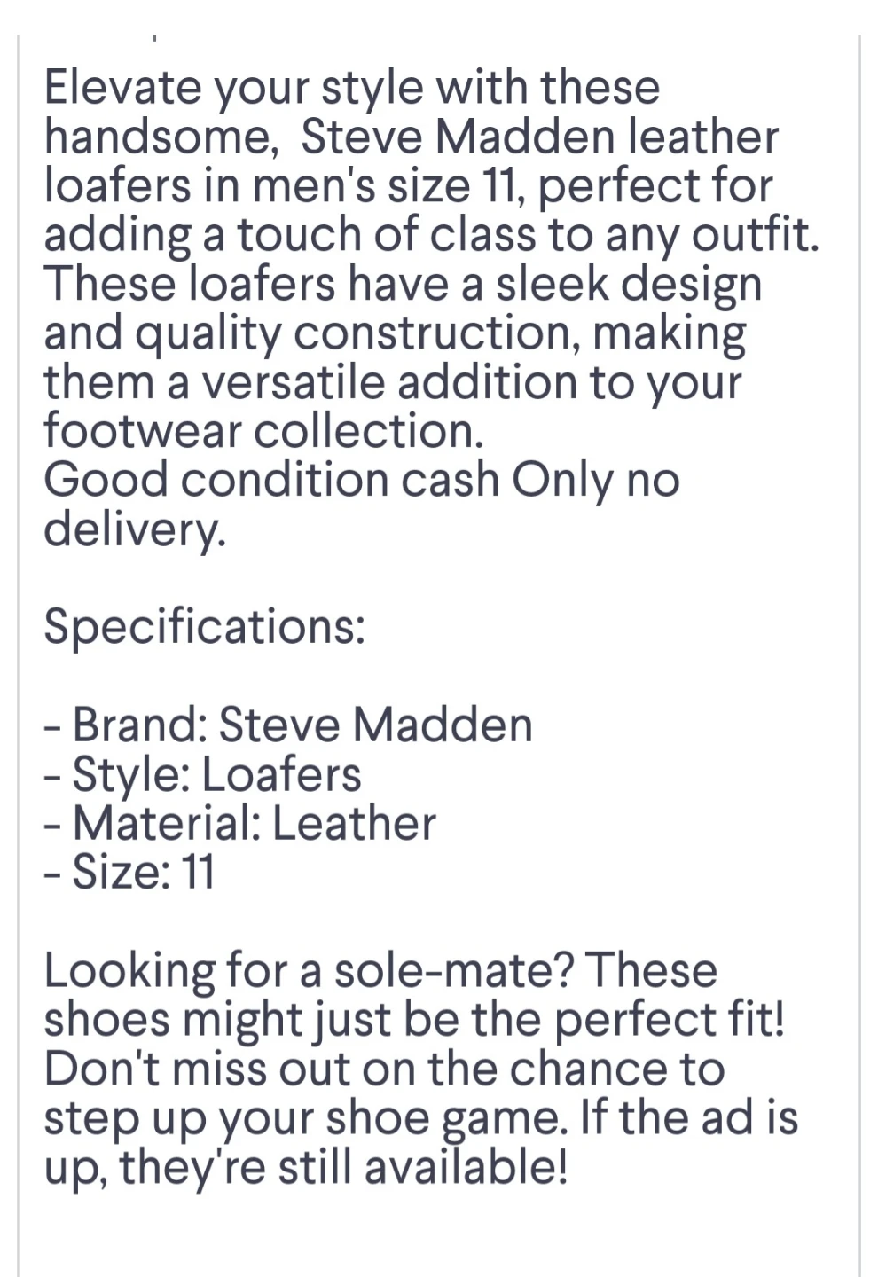 Men's Leather Steve Madden Shoes - photo 5