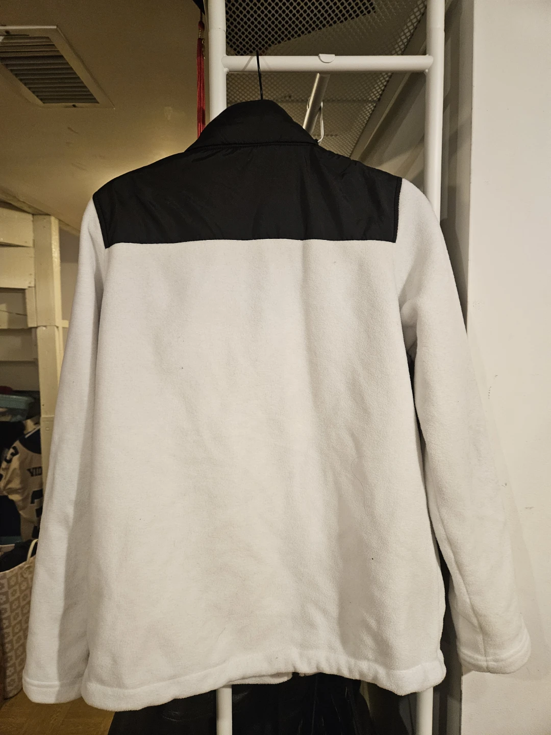 New Balance Fleece Jacket - White/Black - Size M - photo 5