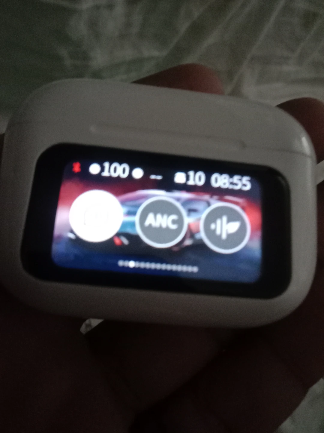 White Wireless Earbuds with Charging Case