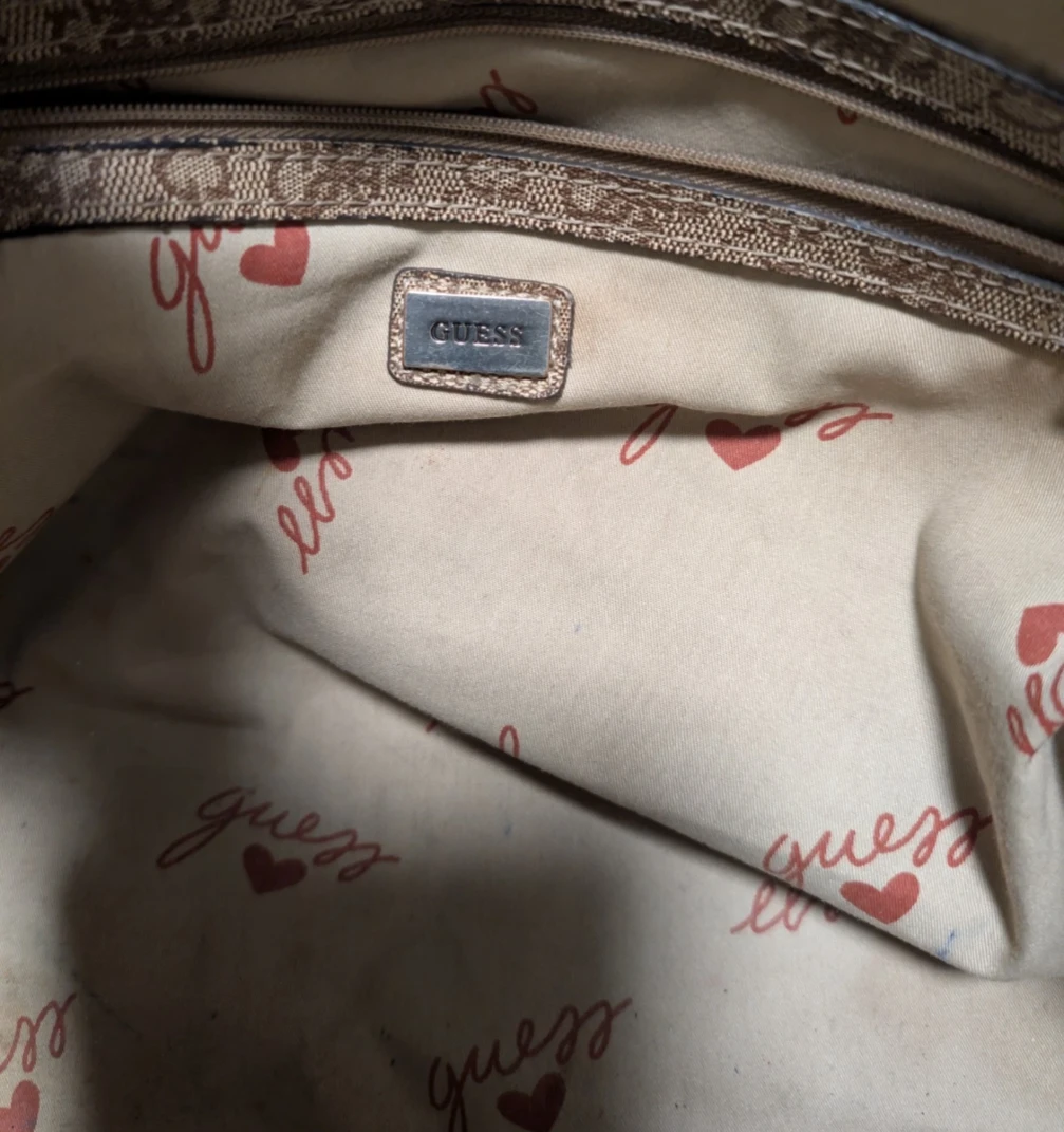 Guess Monogram Satchel Handbag - photo 4