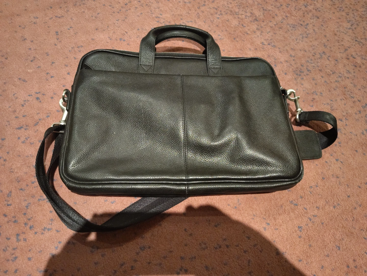 Black Leather Briefcase