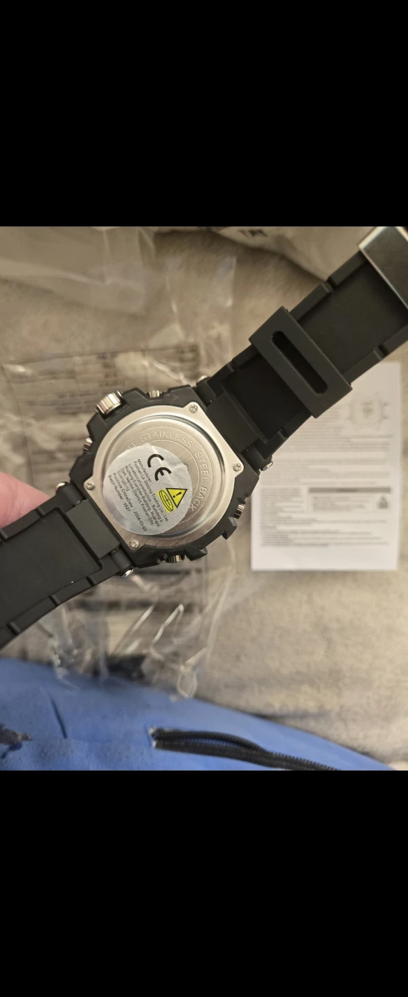 Sport Watch Gold Tone Digital Analog - photo 4