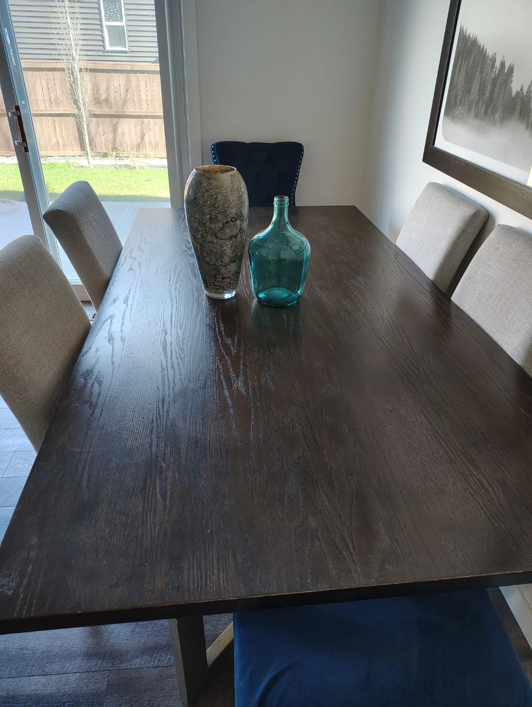 Dining Table and six chairs - photo 2