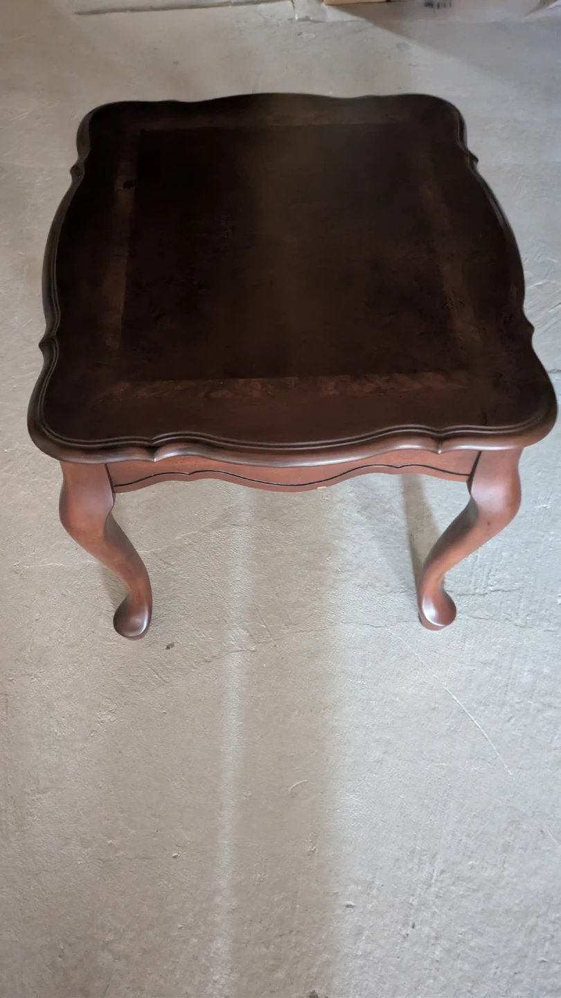 Cherry Wood coffee Table & End Table - photo 2