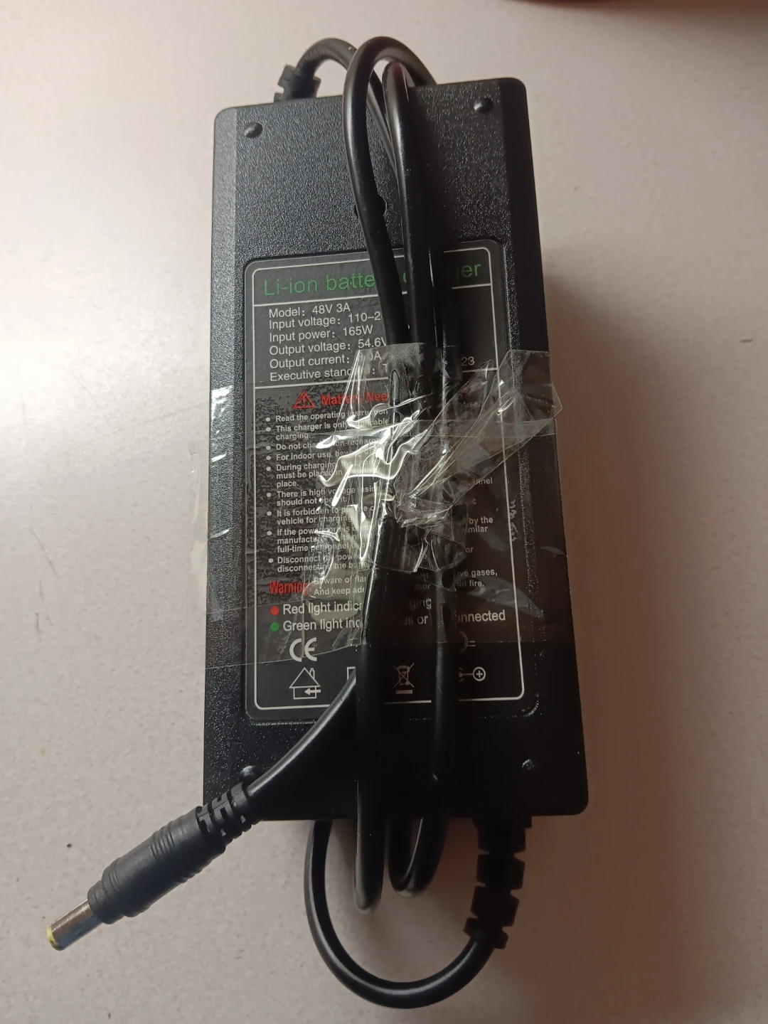 48V 3A Li-ion Battery Charger