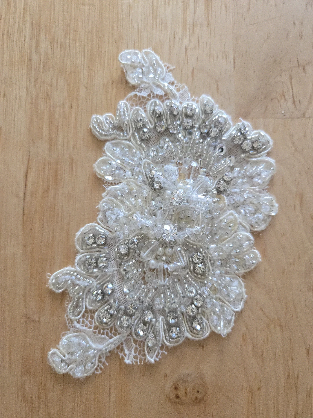 Beaded Lace Applique