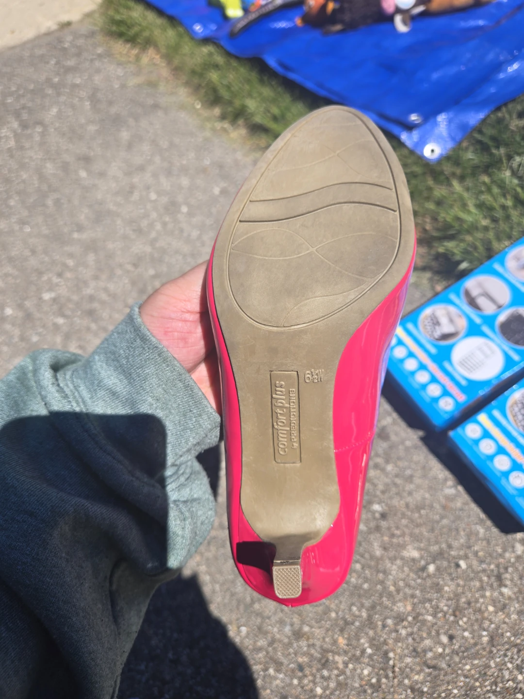 Comfort Plus Pink Heels - Size 6 1/2 W - photo 2