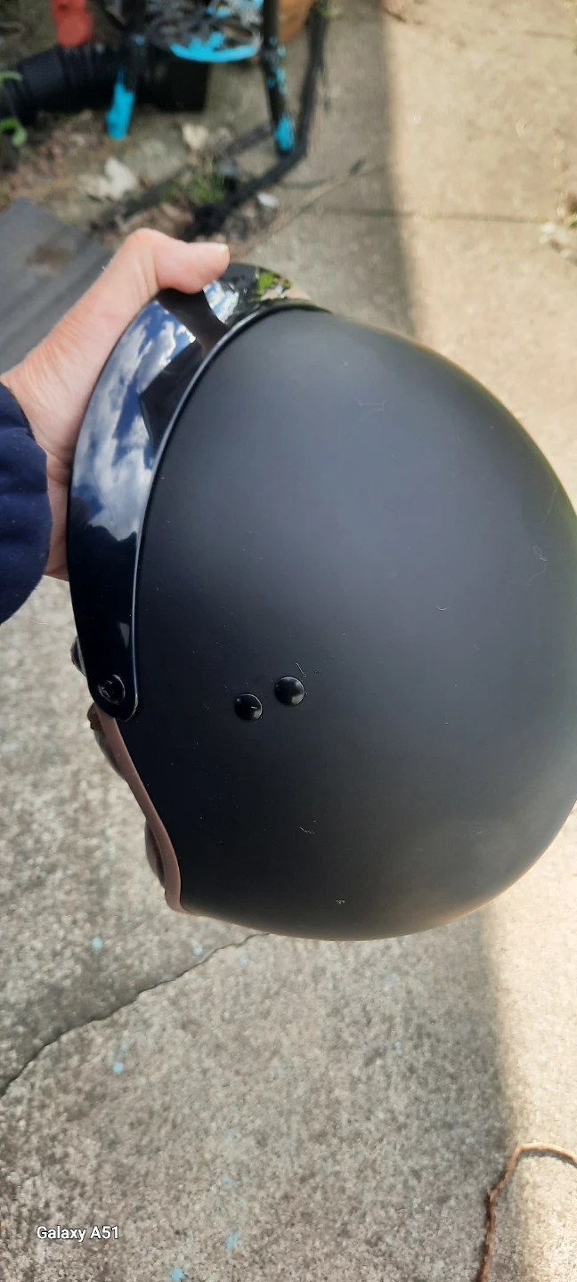 Matte Black DOT Certified Motorcycle Helmet - XL