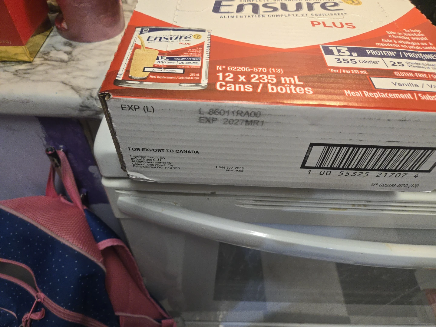 Ensure Plus Meal Replacement Vanilla 12 x 235 mL Cans - photo 2