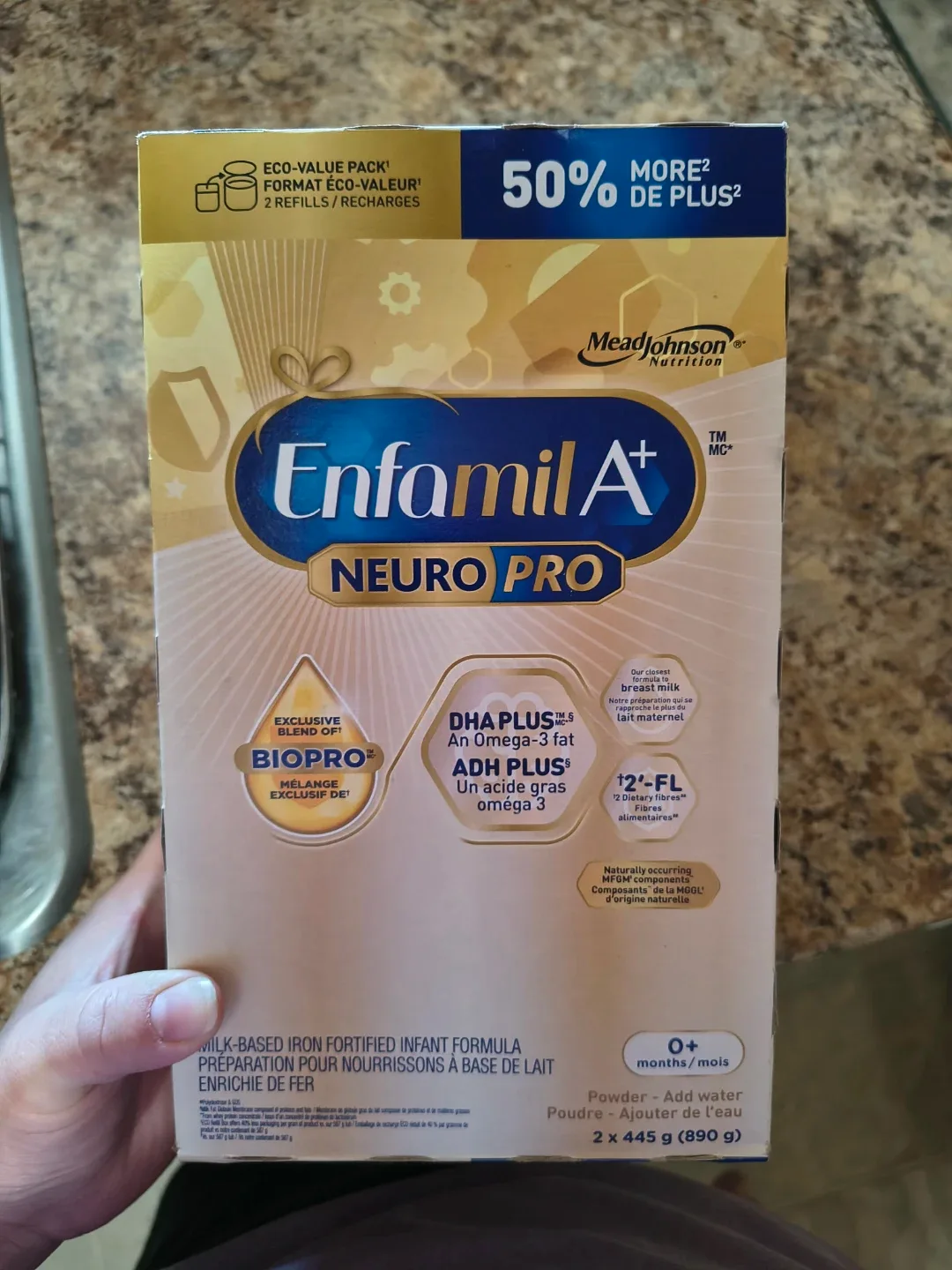 Please read first Enfamil A+ Neuro Pro Infant Formula 2 pack