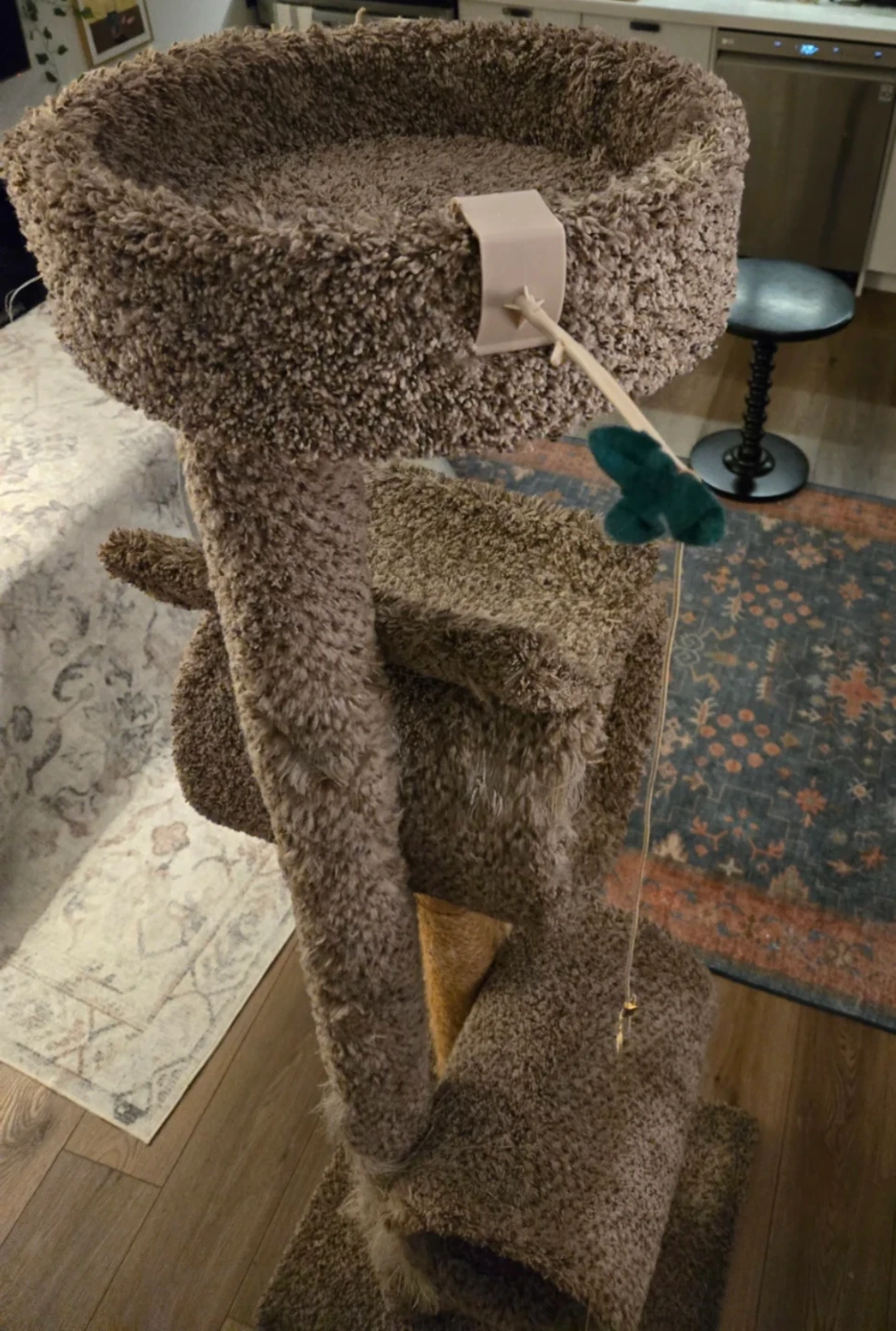 Cat Tree with Hammock and Dangling Toys - photo 2
