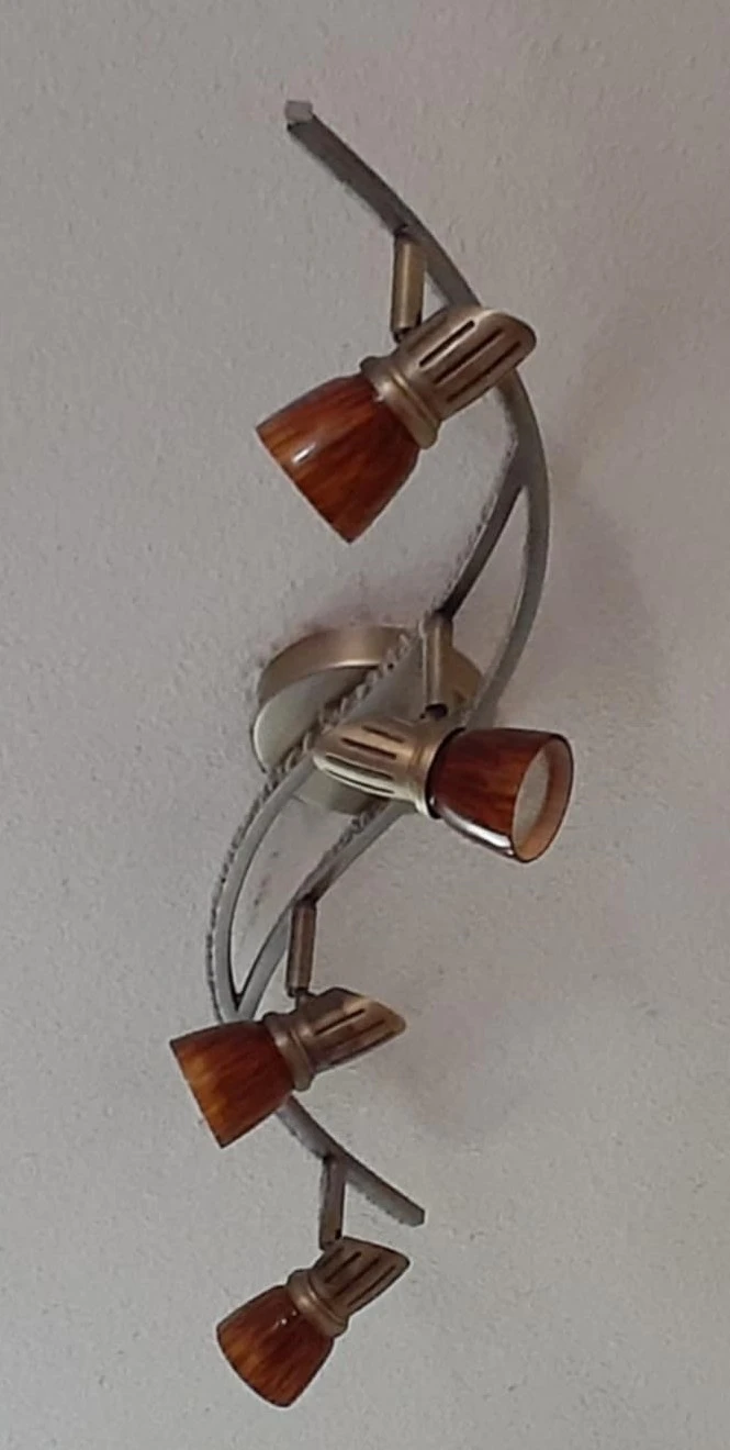 Adjustable 4-Light Track Lighting Fixture