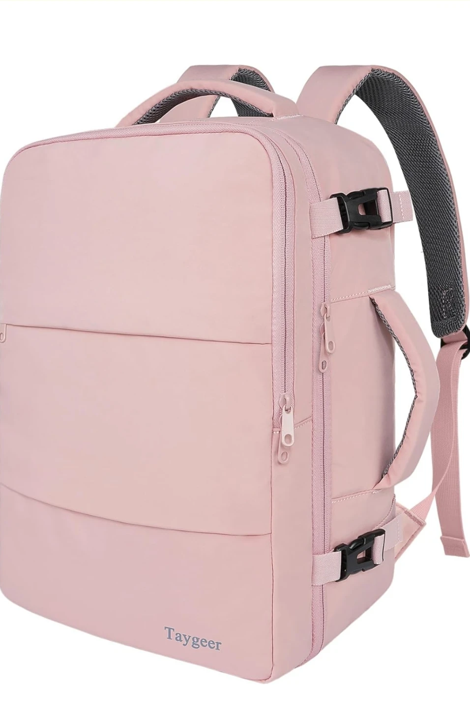 Taygeer Pink Travel Backpack 16.8" - Fits 15.6" Laptop