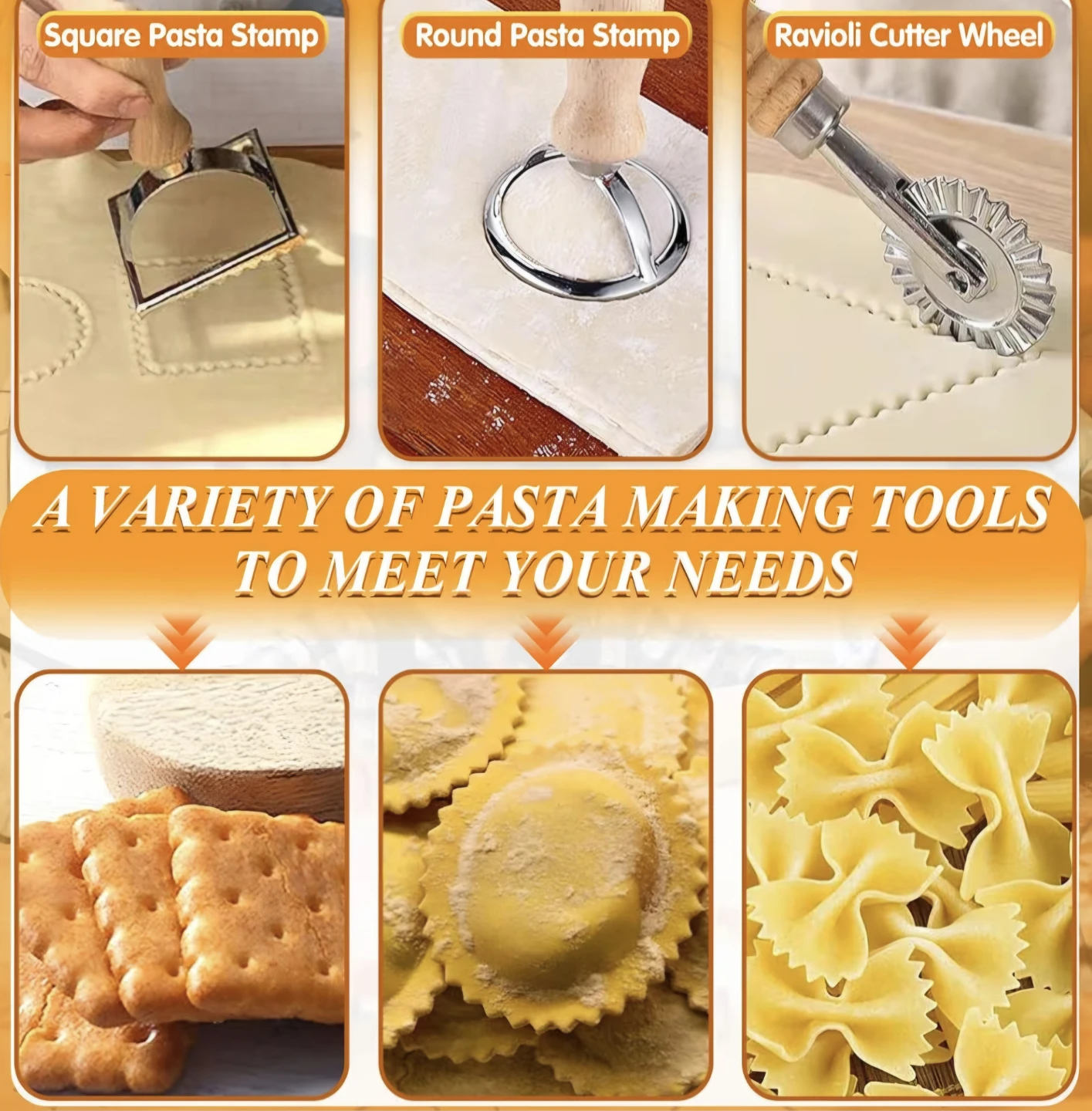9 Piece Pasta Making Kit - photo 3