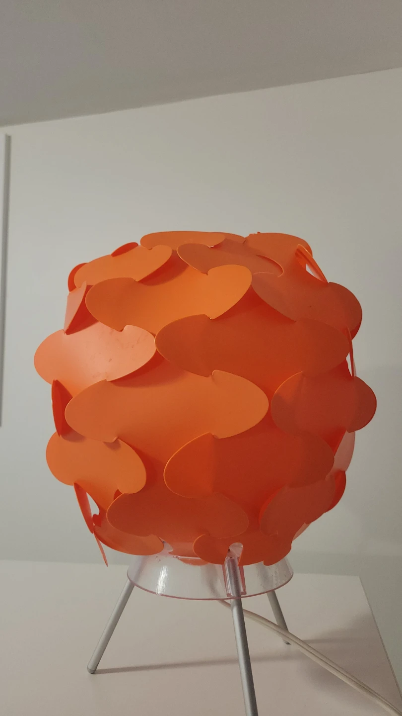 Orange Spherical Table Lamp - photo 2